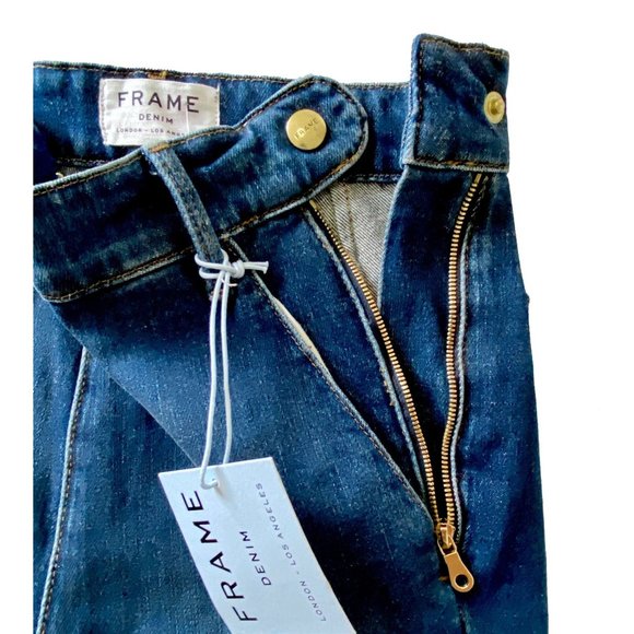 NWT Frame Denim Flounce High Rise Jeans, size 26 - Picture 13 of 14